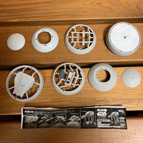 Star Wars Japan Ban Dai Snow Speeder DIY Model - Picture 3 of 9